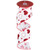 Glitter Hearts Valentine's Day Wired Craft Ribbon  - 2.5" x 10 Yards - White and Red - IMAGE 2