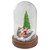 7" Lighted Santa and Christmas Tree Cloche Style Decoration - IMAGE 4