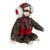 Plush Sitting Winter Sloth with Plaid and Pom Pom Scarf Christmas Figure - 12" - IMAGE 4
