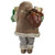 18" Standing Santa Christmas Figure Carrying Presents and Skis - IMAGE 5