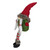 25" Red, Green, and White Sitting Tabletop Female Gnome Christmas Decoration - IMAGE 3