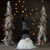 Plush Sitting Christmas Gnome with Long Beard Decoration - 12" - Black and White - IMAGE 2