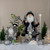 12-Inch Black and White Plush Sitting Christmas Gnome Tabletop Decoration - IMAGE 3