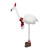 20-Inch Plush White and Red Standing Flamingo Christmas Tabletop Figurine - IMAGE 4