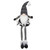 Dangling Striped Legs "JOY" Gnome Christmas Figure - 30" - Black and White - IMAGE 1
