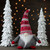 17-Inch Red, Gray, and White Lodge-Style Tabletop Gnome Christmas Decoration - IMAGE 2