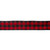 48" x 10" Burlap and Buffalo Plaid 16 Loop Christmas Bow Decoration - IMAGE 5