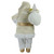 18" Gold and White Standing Santa Christmas Figure with Presents - IMAGE 5