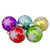Solid and Snowflake Christmas Glass Ball Ornaments - 2.25" (57mm) - Multi - 9ct - IMAGE 2