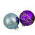 Set of 4 Multi-Color Shiny Glass Ball Christmas Ornaments 4-Inch (100mm) - IMAGE 2