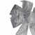 Glittered 6-Loop Christmas Bow Decoration - 9" x 14" - Silver - IMAGE 3