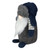 LED Lighted Standing Gnome Christmas Figure - 12.5" - Blue and Gray - IMAGE 3