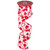 Hearts Valentine's Day Wired Craft Ribbon - 2.5" x 10 Yards - White and Red - IMAGE 2
