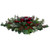 36" Dual Plaid Bows and Red Berries Artificial Christmas Swag - Unlit - IMAGE 3