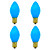 C7 Opaque Christmas Replacement Bulbs - Blue - 4ct - IMAGE 1