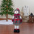 Jolly Plush Girl Snowman Christmas Figure - 24" - Red and Green - IMAGE 2