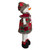 Jolly Plush Girl Snowman Christmas Figure - 24" - Red and Green - IMAGE 3