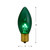 C9 Transparent Christmas Replacement Bulbs - Green - 4ct - IMAGE 5