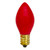 C7 Opaque Christmas Replacement Bulbs - Red - 4ct