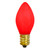 C7 Opaque Christmas Replacement Bulbs - Red - 4ct