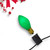Green C7 Opaque E12 Brass Base Incandescent Christmas Replacement Bulb Set - 4ct