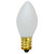 Pack of 4 White Opaque C7 Christmas Replacement Bulbs - IMAGE 2