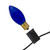 C9 Transparent Christmas Replacement Bulbs - Blue - 4ct - IMAGE 6