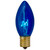 C9 Transparent Christmas Replacement Bulbs - Blue - 4ct