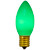 Pack of 4 Green C9 Opaque Christmas Replacement Bulbs - IMAGE 1