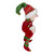 15" Red and Green Plush Jingle Bell Boy Elf Christmas Figure - IMAGE 5