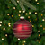 Glittered Golden Stripes Christmas Glass Ball Ornaments - 3" (75mm) - Red and Green - 4ct - IMAGE 3