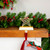 7" LED Lighted Gold Wired Star Christmas Stocking Holder - IMAGE 3