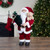 2' Standing Santa Christmas Figure with a Plush Bear - IMAGE 2