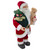 2' Standing Santa Christmas Figure with a Plush Bear - IMAGE 3