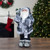 2' Standing Santa Christmas Figure Carrying a Lantern - IMAGE 2