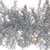 Pre-lit Metallic Artificial Christmas Tinsel Garland - 9' x 12" - Silver - Clear Lights - IMAGE 5