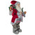 2' Standing Santa Christmas Figure Carrying Snow Shoes and Presents - IMAGE 3