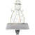 LED Lighted Wire Snowman Christmas Stocking Holder - 6.75" - Silver - IMAGE 2