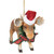 3.5-Inch Moose Wearing Santa Hat and Plaid Bow Christmas Ornament - IMAGE 4