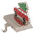 5.25" Red Vintage Station Wagon Car with Tree Christmas Stocking Holder - IMAGE 4