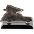 Vintage Station Wagon Car with Tree Christmas Stocking Holder - 5.25"