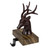 7.5" Brown Marbled Buck Deer Head Christmas Stocking Holder - IMAGE 4