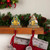 Set of 2 LED Lighted Galvanized Barn Christmas Stocking Holders 5.5" - IMAGE 3