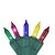 Mini Net Style Christmas Lights - 4' x 6' - Multicolor - Green Wire - IMAGE 2