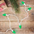 LED C7 Christmas Lights - Green - 16' White Wire - 25ct - IMAGE 2