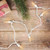 LED C7 Christmas Lights - Warm White - 16' White Wire - 25ct - IMAGE 6