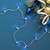 LED C9 Christmas Lights - Blue - 16' White Wire - 25ct - IMAGE 3