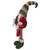 Fair Isle Standing Gnome Girl Christmas Figure - 28" - Red and Green - IMAGE 3