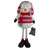 Plush Snowman with a Bag of Present and Telescopic Legs Christmas Figure - 33" - IMAGE 1
