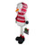 Plush Snowman with a Bag of Present and Telescopic Legs Christmas Figure - 33" - IMAGE 3